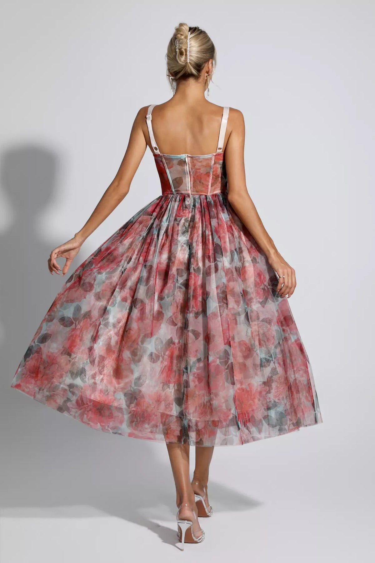 Lyric Red Midi Dress