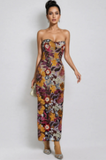 Milia Sequin Maxi Dress-red