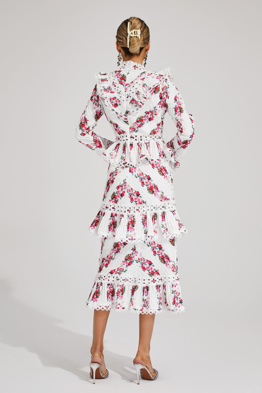 Morse Pink Midi Dress