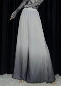 New Gradient Color Elastic Waist Cotton Dance Wide Leg Pants Spring Cg1027