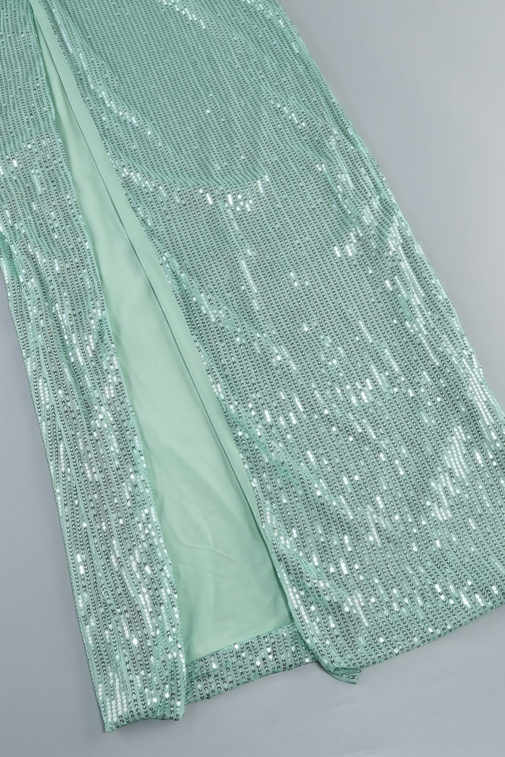 Jorah Halter Split Sequin Maxi Dress
