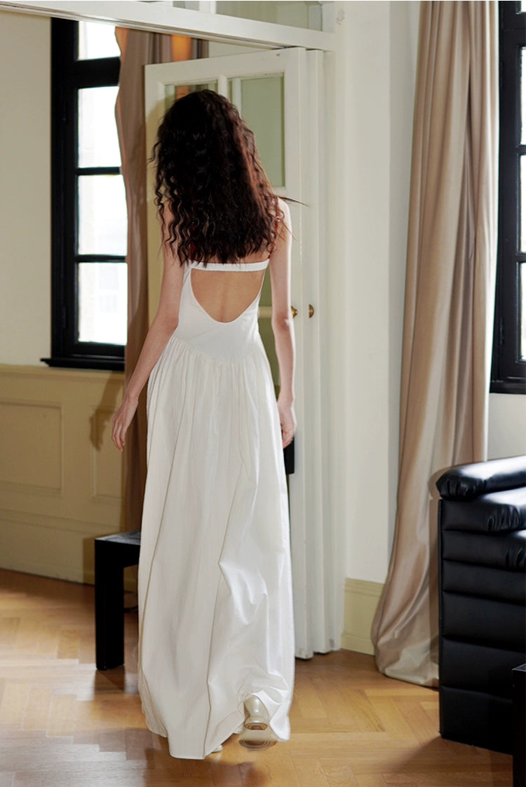 Ivory Embroidered Maxi Dress