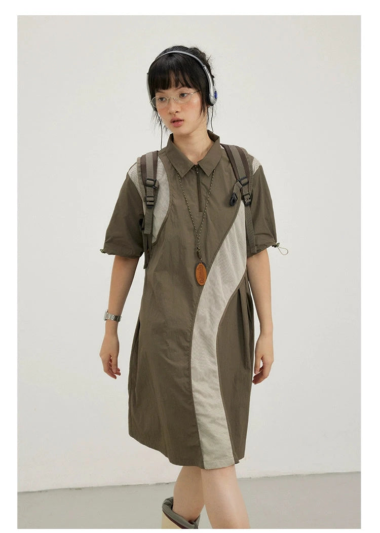 Octopusme Oversized Shirt Dress