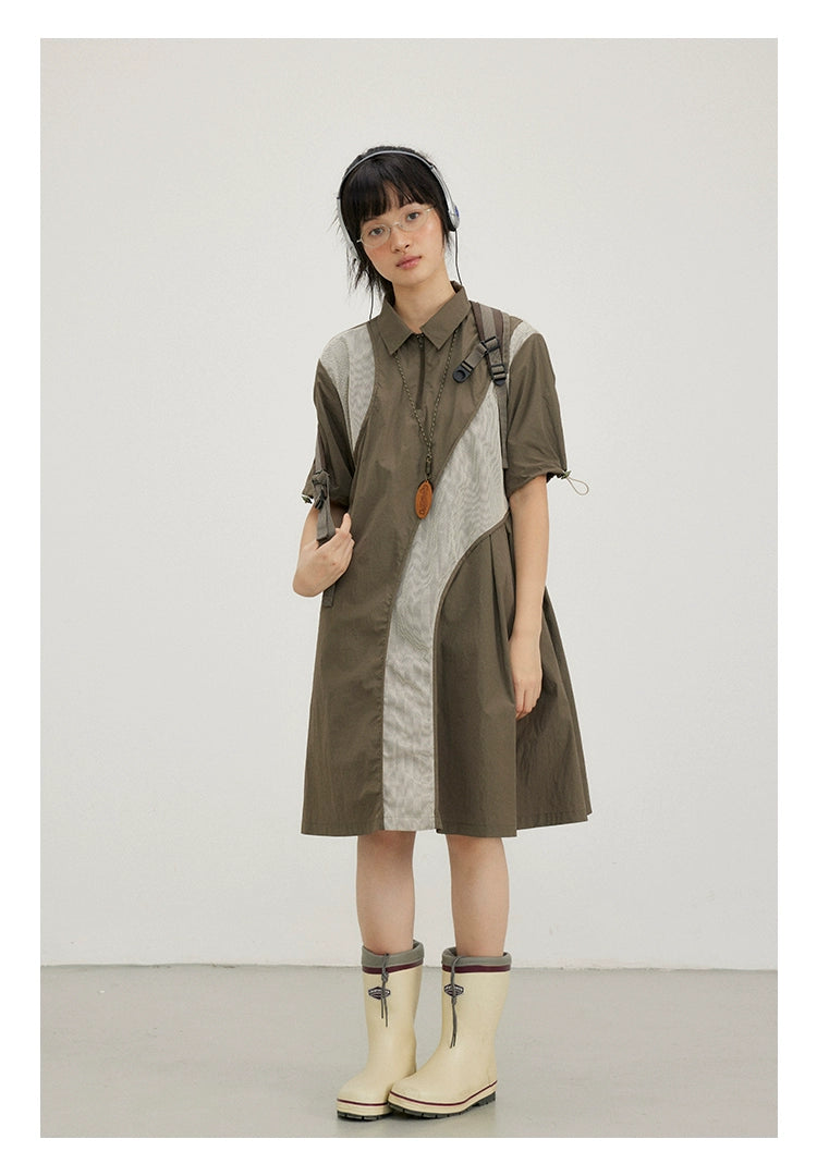 Octopusme Oversized Shirt Dress