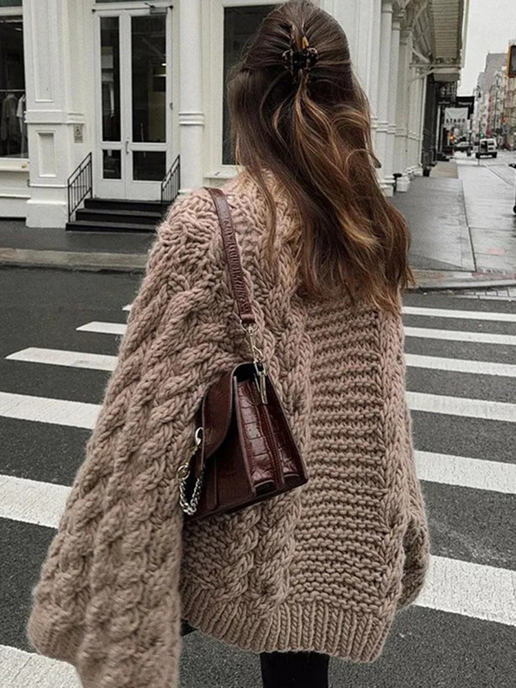 Shrinika Bell Sleeve Knit Sweater