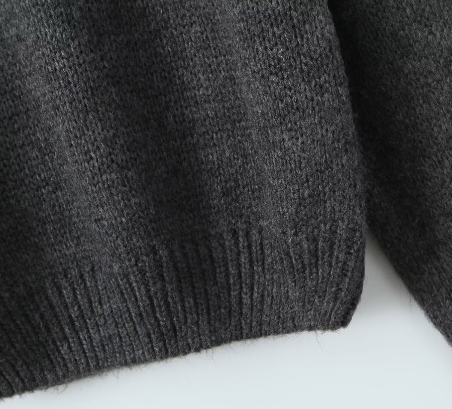 Perel Off-shoulder Loose Sweater