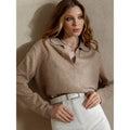 French-style Lapel Knit Sweater