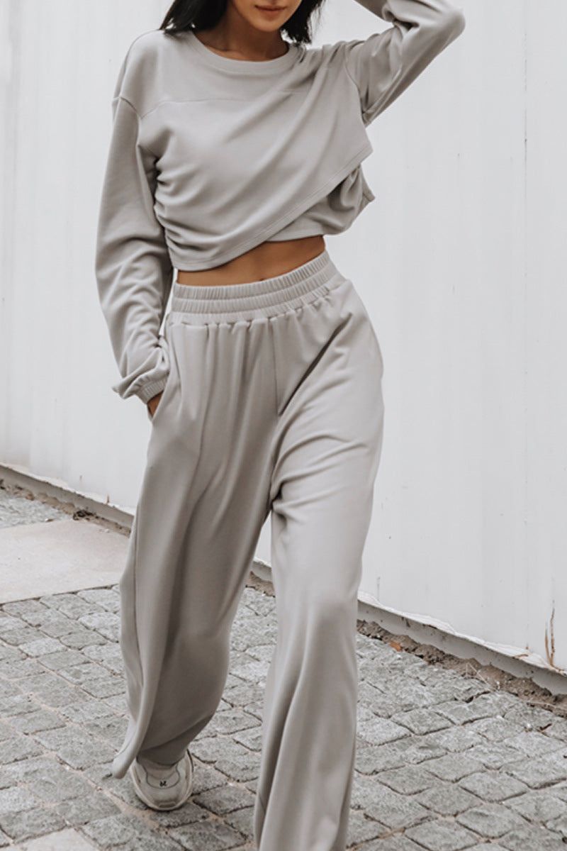 Sweater Two-piece Suit