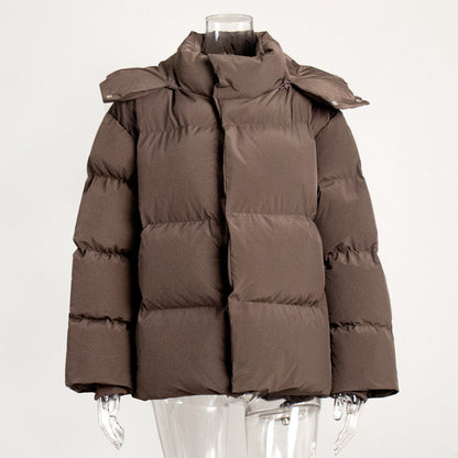 Lilyth Oversized Hooded Quilted Coat