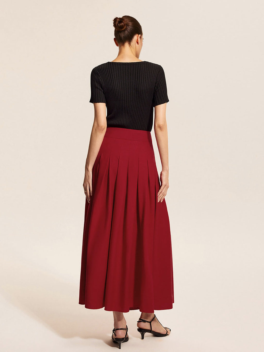 Suit Three-dimensional Waist Sleeveless Vest Skirt