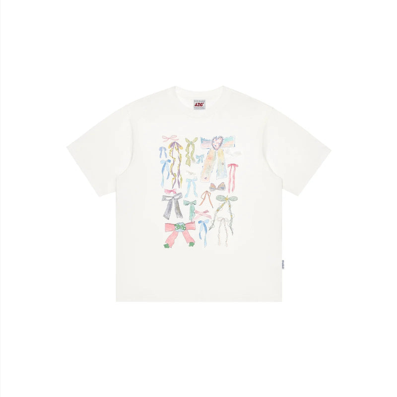Short Sleeve T-shirt With Graffiti Design