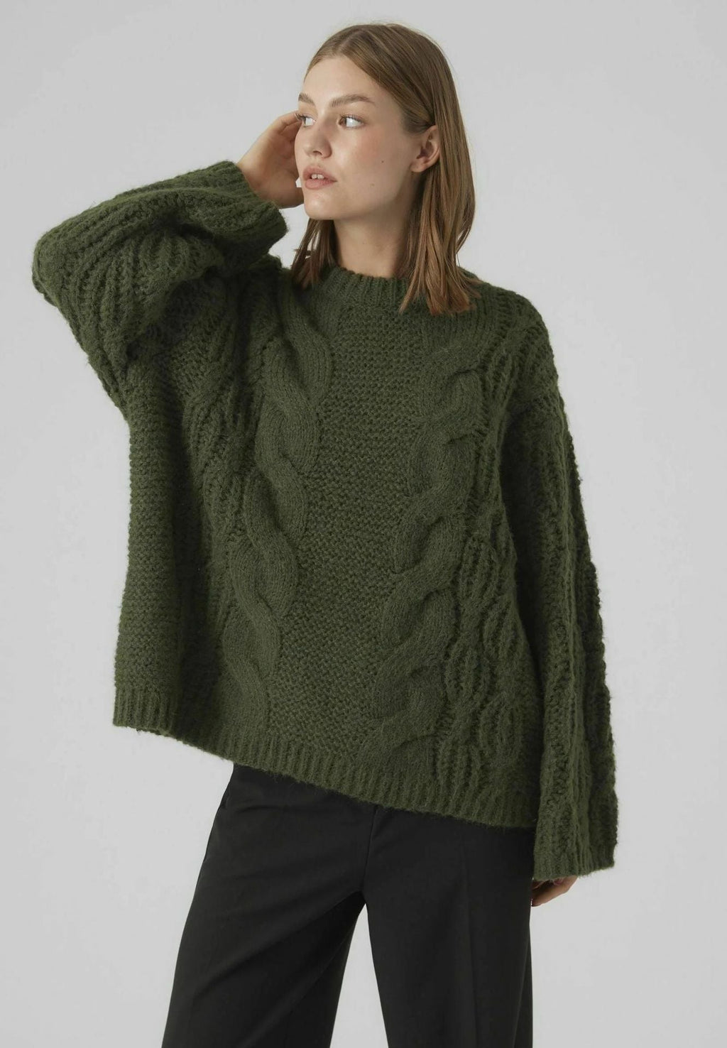 Shrinika Bell Sleeve Knit Sweater