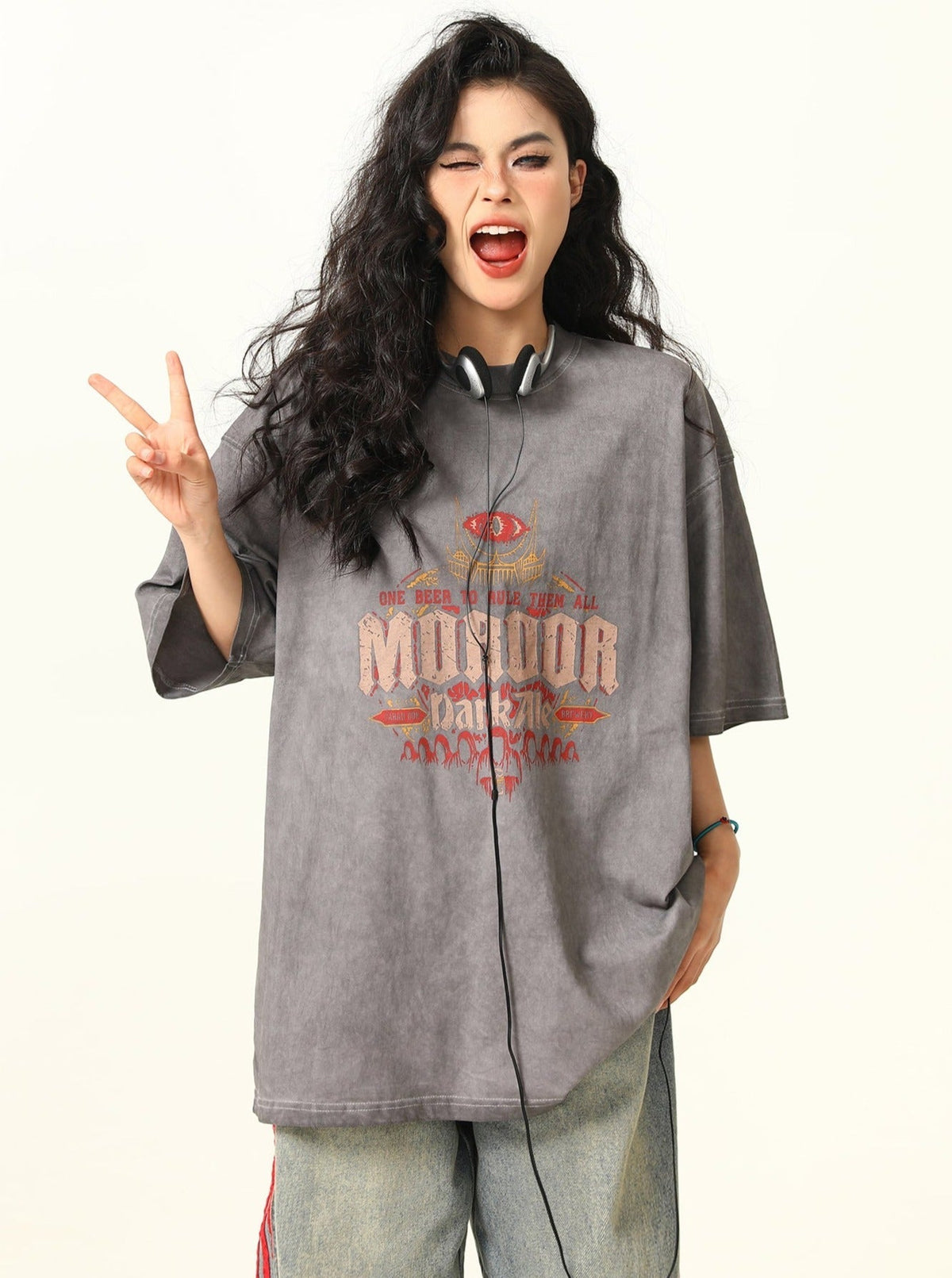-style Fantasy Oversized T-shirt
