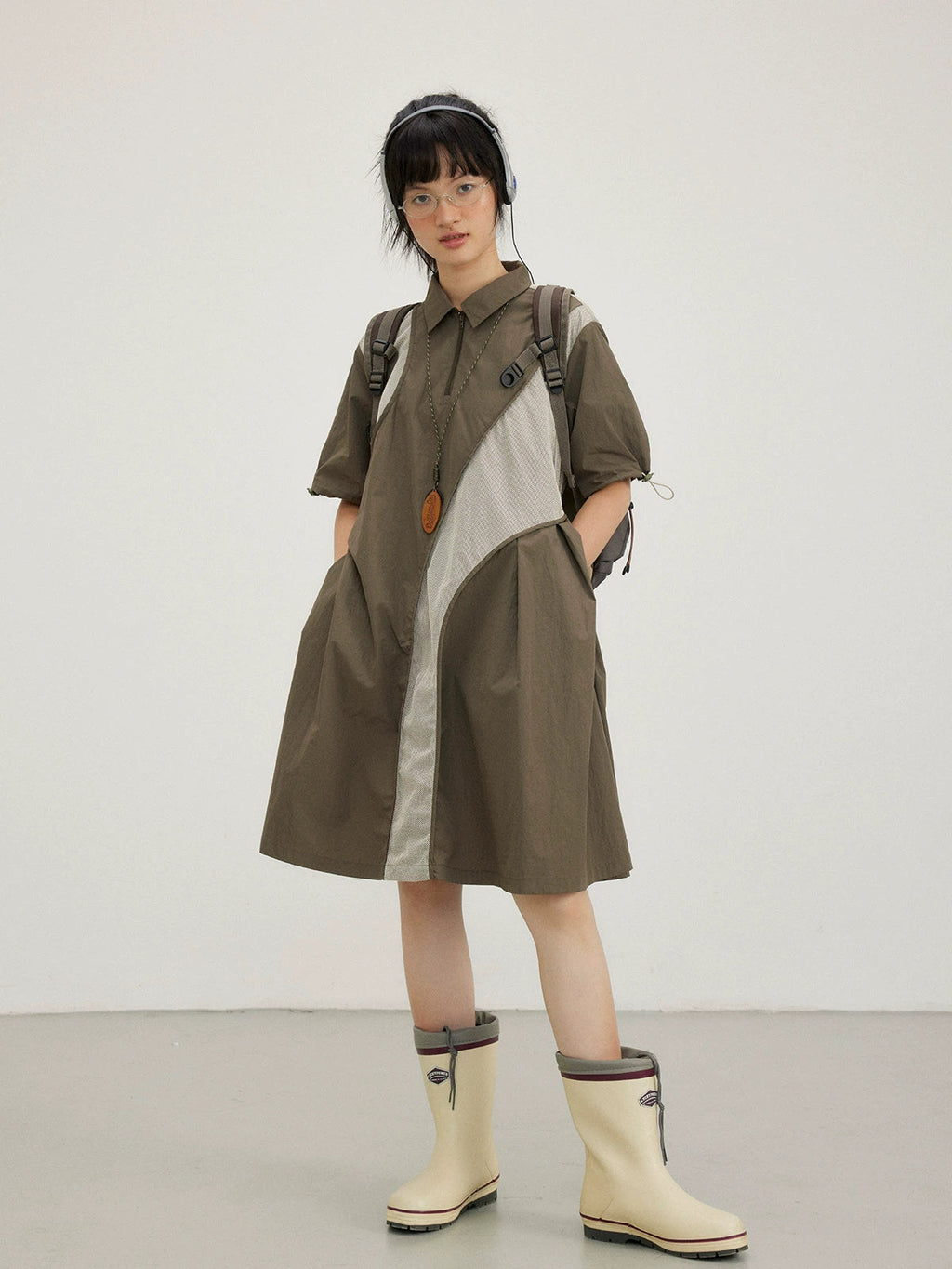 Octopusme Oversized Shirt Dress