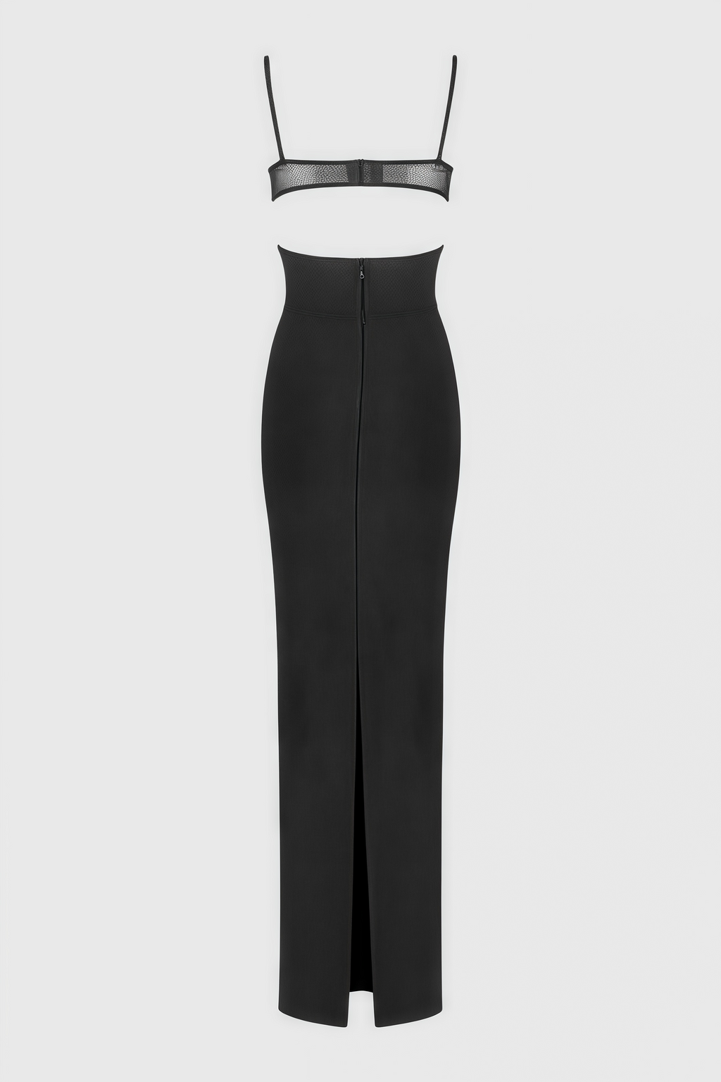 Mauda Cutout Crepe Bustier Maxi Dress
