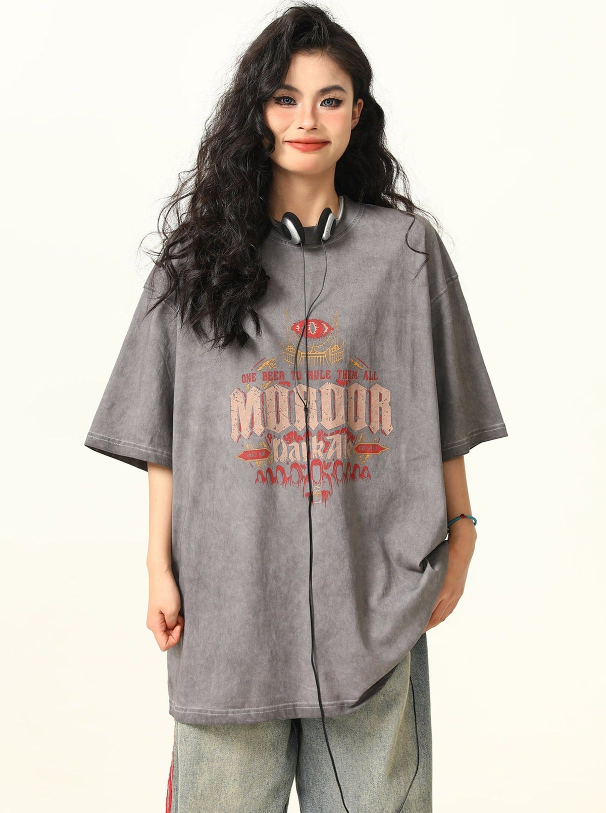 -style Fantasy Oversized T-shirt