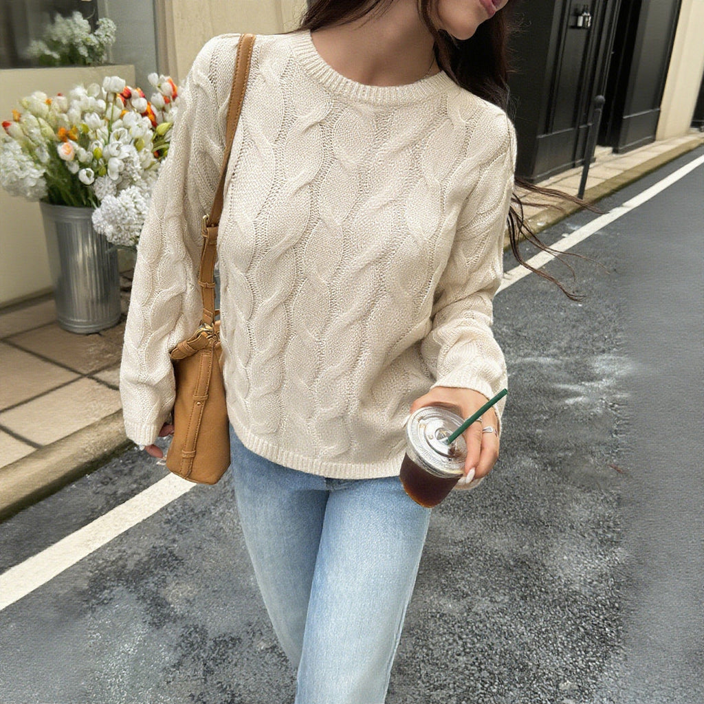 Sariya Knit Crewneck Sweater