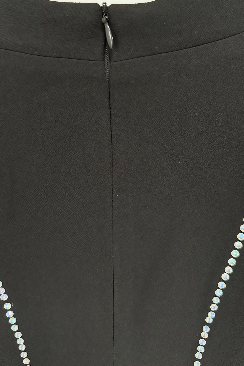 Luxrtp Black Rhinestone Maxi Dress