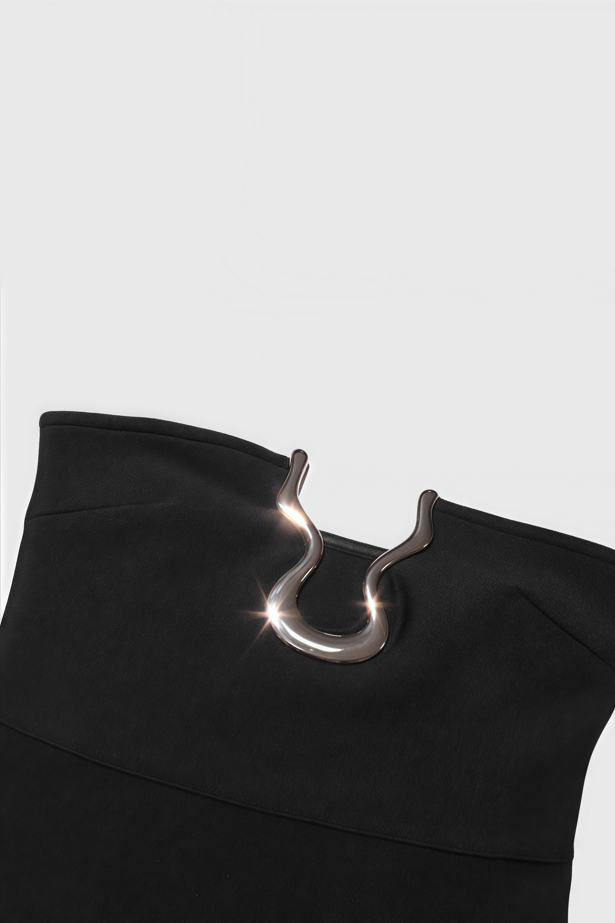 Jeandi Black Bustier Bandage Maxi Dress
