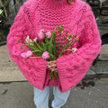 Shrinika Bell Sleeve Knit Sweater