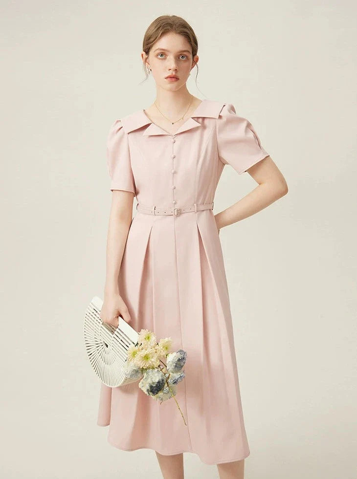 -inspired Silhouette Midi Dress