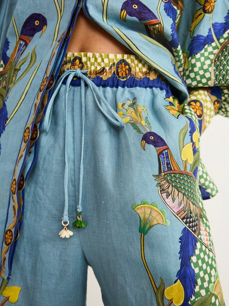 Félice Balloon Sleeve Pants Set