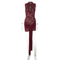 Lace Detail Bodycon Mini Dress