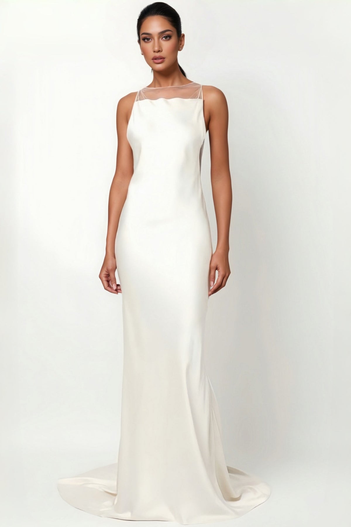 Jabez Fishbone Backless Maxi Dress