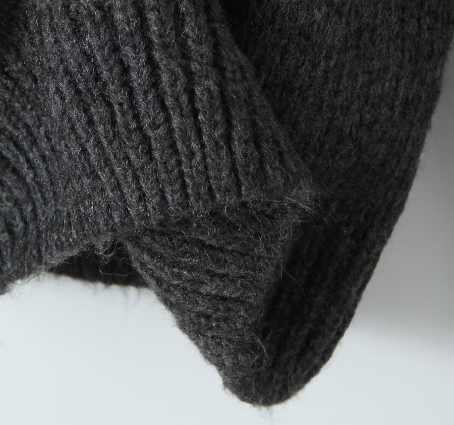 Perel Off-shoulder Loose Sweater