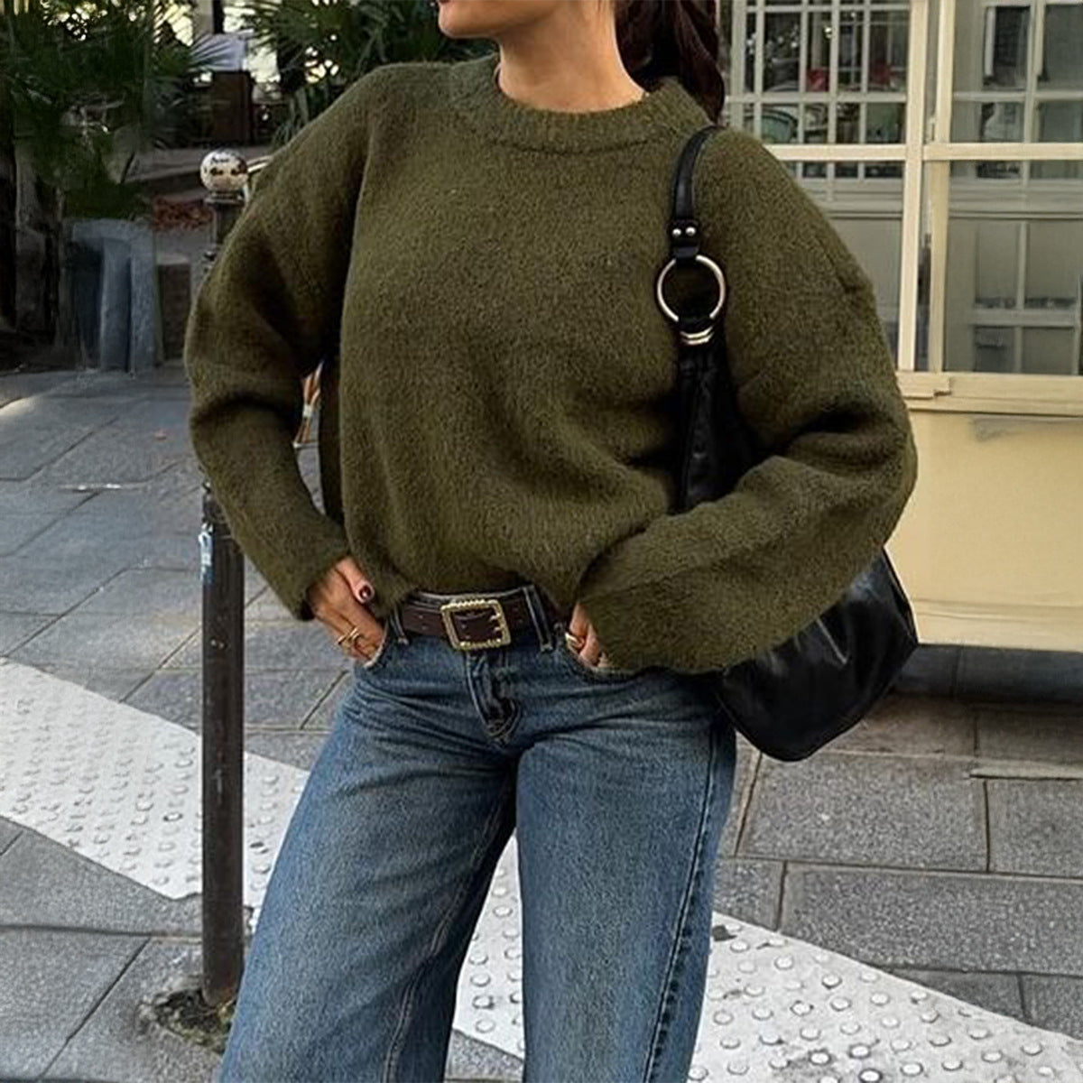 Kalie Relaxed Knit Sweater