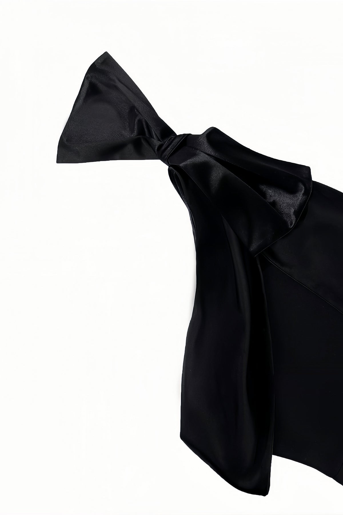 Jojo Bow One-shoulder Maxi Dress