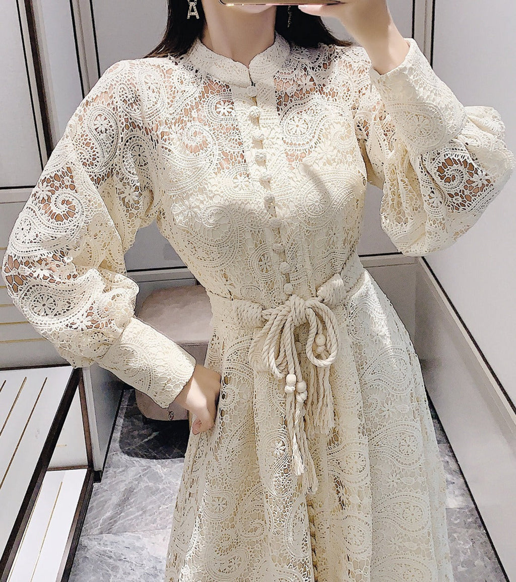 Margo Patchwork Midi Dress