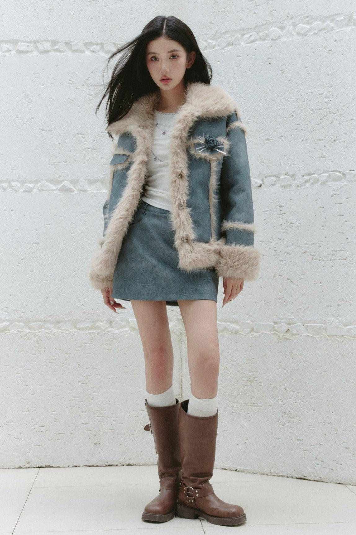 Snow Angel Fur Coat Set-up