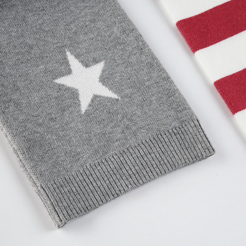 Meryem Off-shoulder Star Sweater