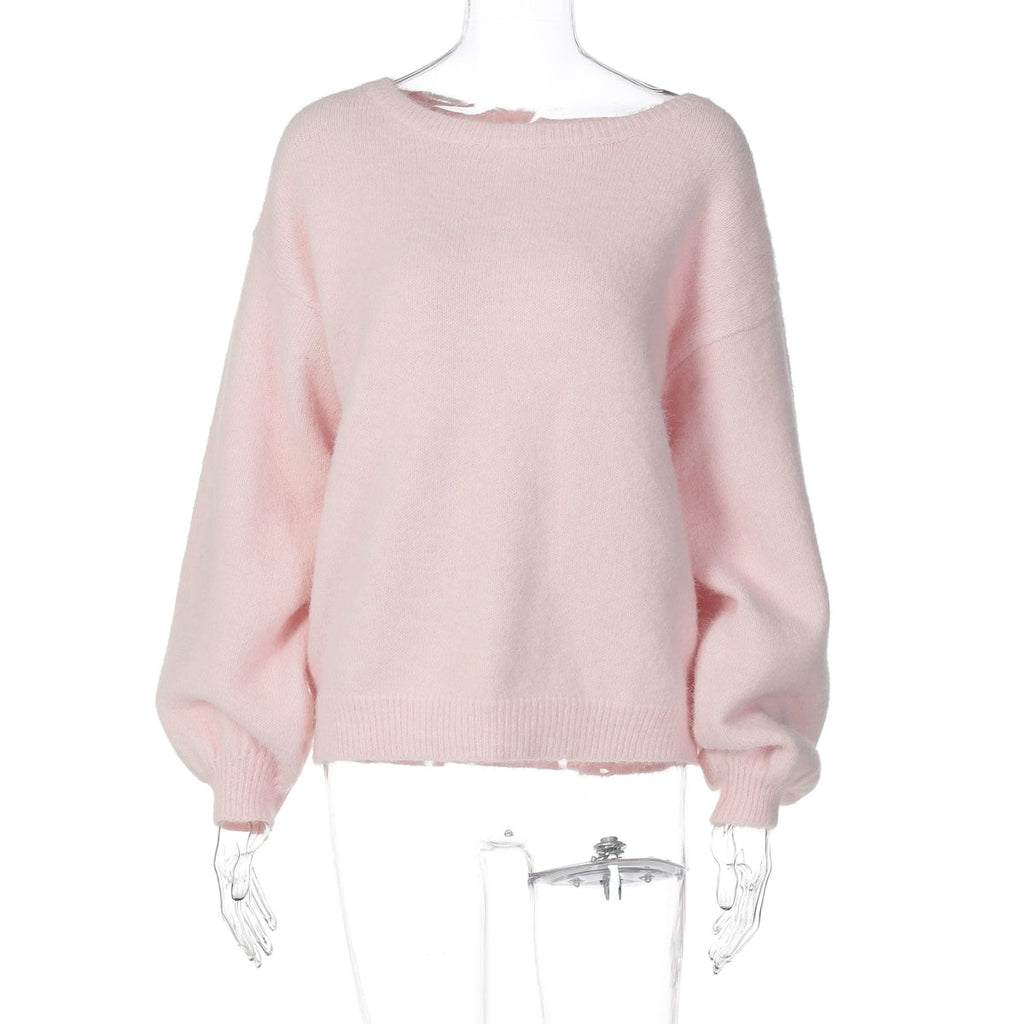 Selene Off Shoulder Knit Sweater