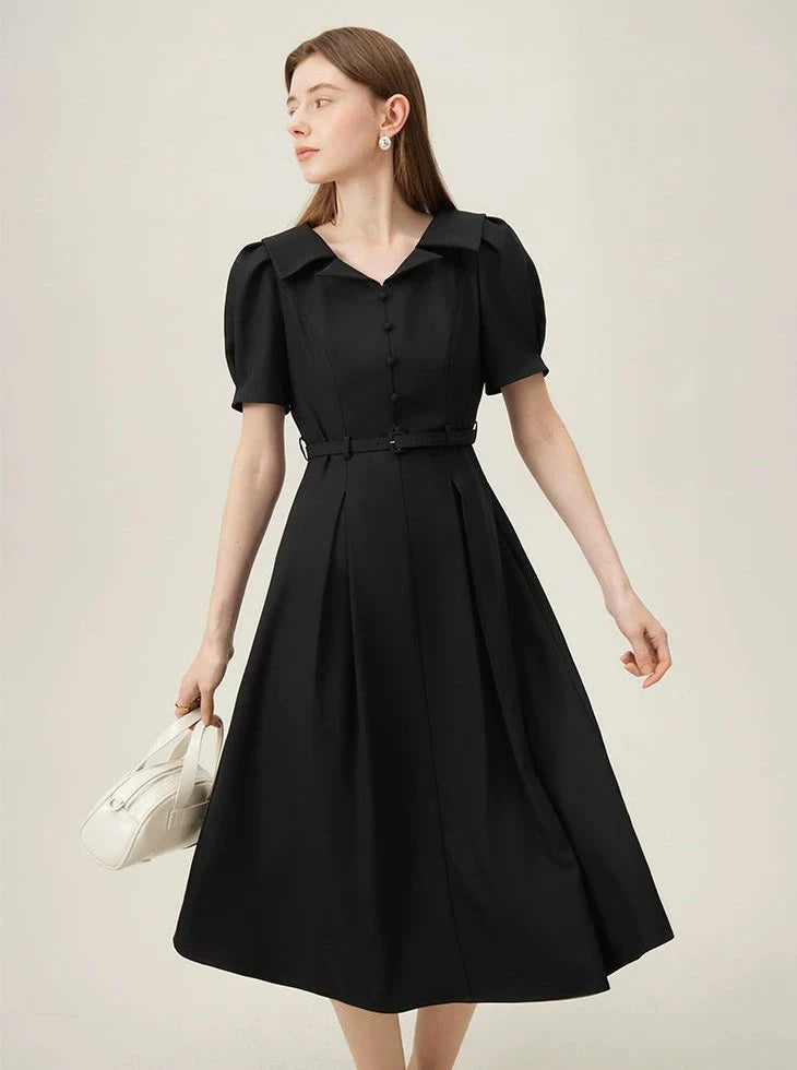 -inspired Silhouette Midi Dress