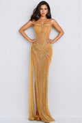 Janeta One Shoulder Side Split Maxi Dress