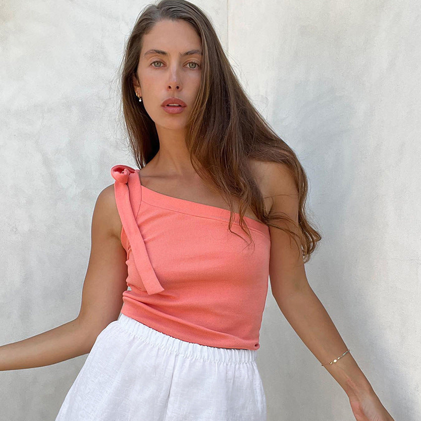 Cotton Linen White Lantern Sleeve V Neck Top Shorts Summer Clothing Two Piece Set