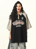 -style Oversized Polo T-shirt