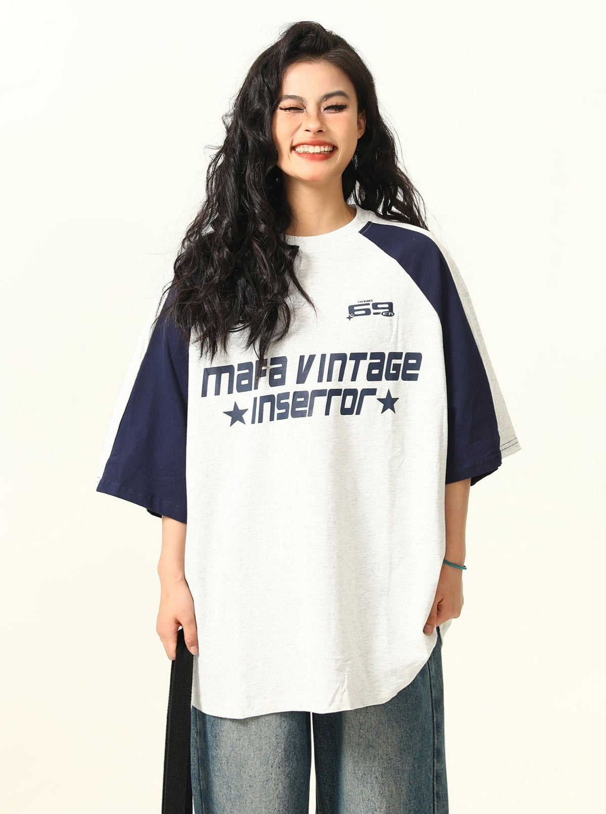 -style Raglan T-shirt