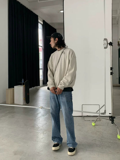 Oversized Basic Sweatshirt Hoodie