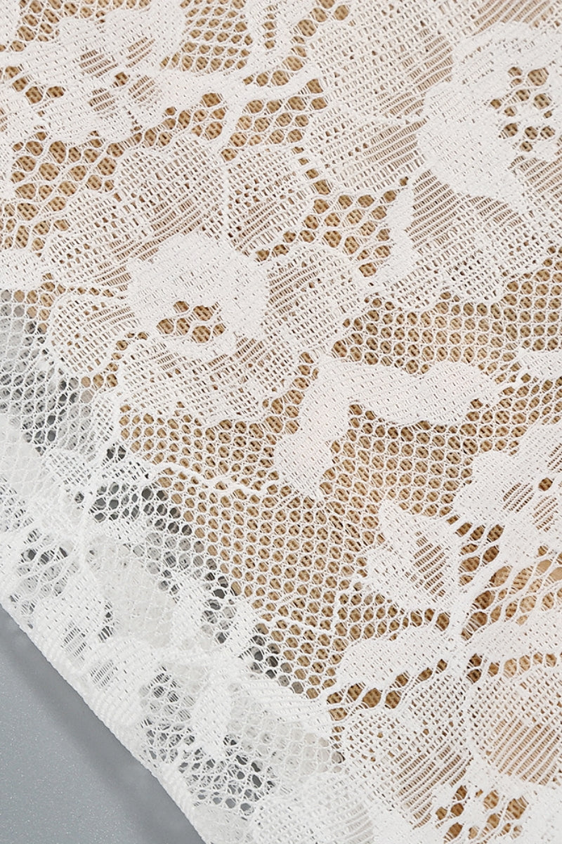 Emilsf Lace Jacquard Mini Dress