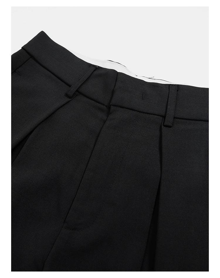 Dramatic Noir Wide-leg Palazzo Pants