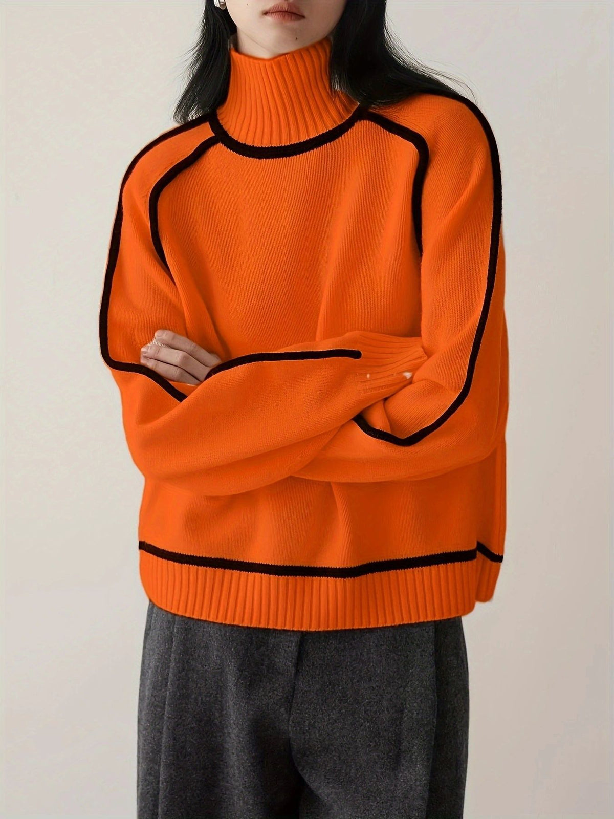 Kaeliryn – Soft Cashmere-like Turtleneck Sweater