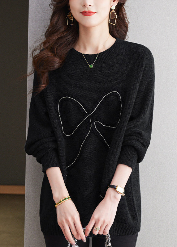 Organic Coffee O Neck Patchwork Woolen Knit Sweaters Winter Rl033