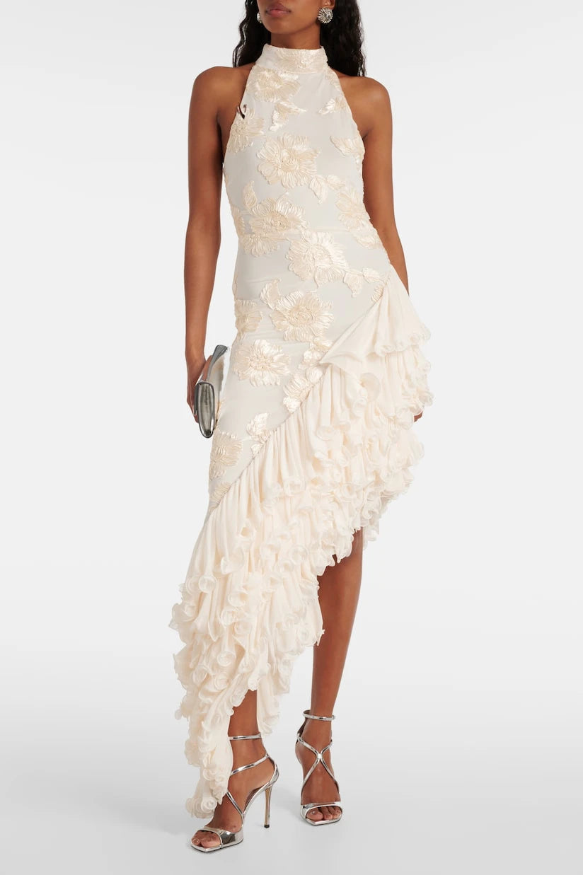 -appliqué Maxi Dress