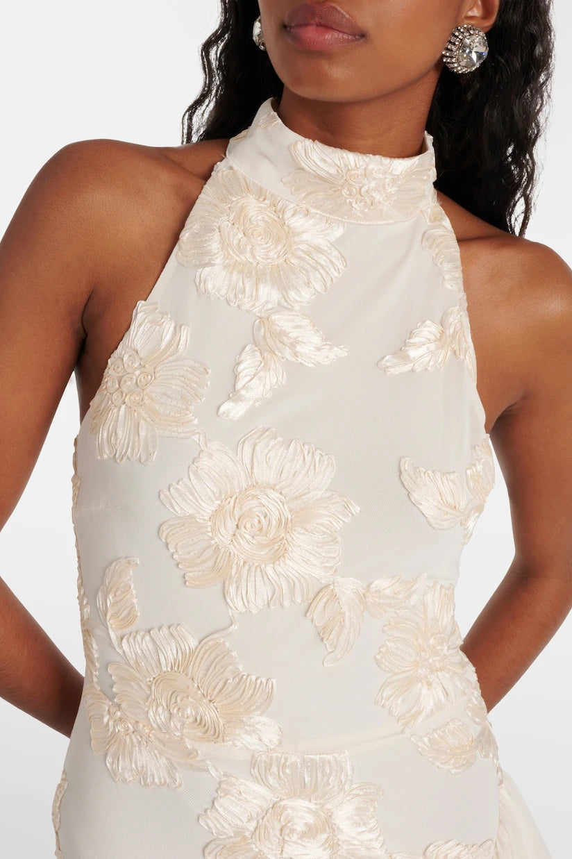 -appliqué Maxi Dress