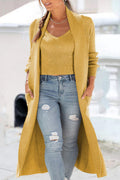 Ribbed Knit Vest Cardigan Two-piece Set