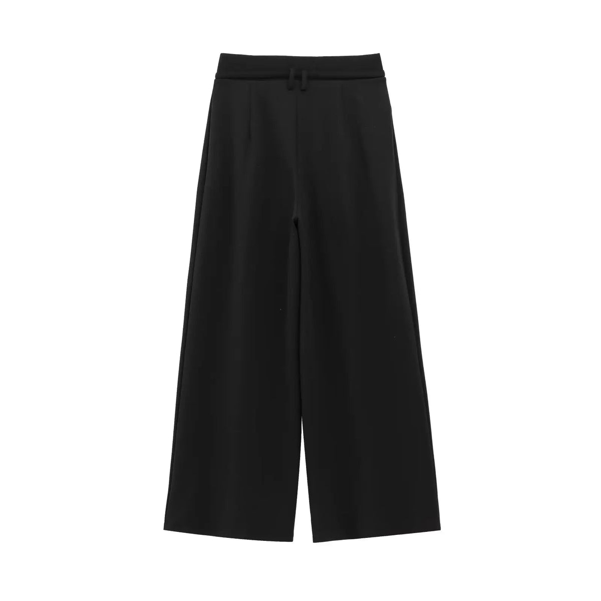 European and American Style New Temperament Versatile Pants Fashionable Simple Drape Wideleg Suit Pants