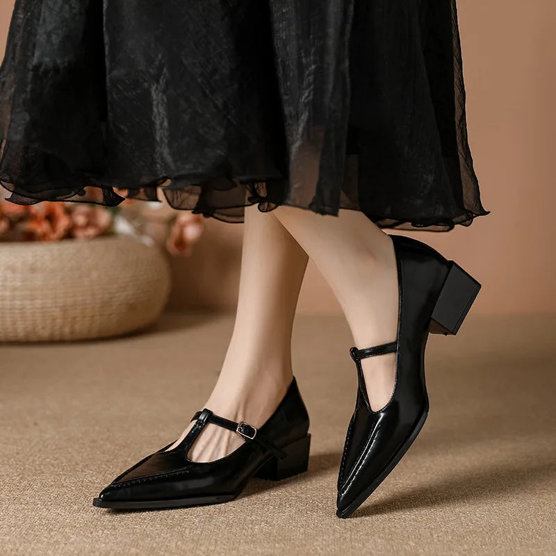 Shoes on Heels Female Footwear Pointed Toe Clogs Platform Shallow Mouth Sneaker Dress New Creepers S